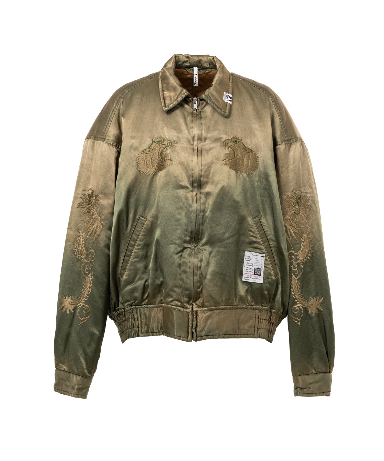 ジャケット・アウター Maison MIHARAYASUHIRO COLLARED SOUVENIR Black Collared Souvenir Jacket by Maison MIHARA YASUHIRO on Sale