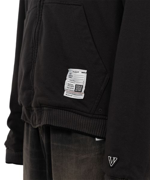 Reversible Hoodie Layered Souvenir Jacket