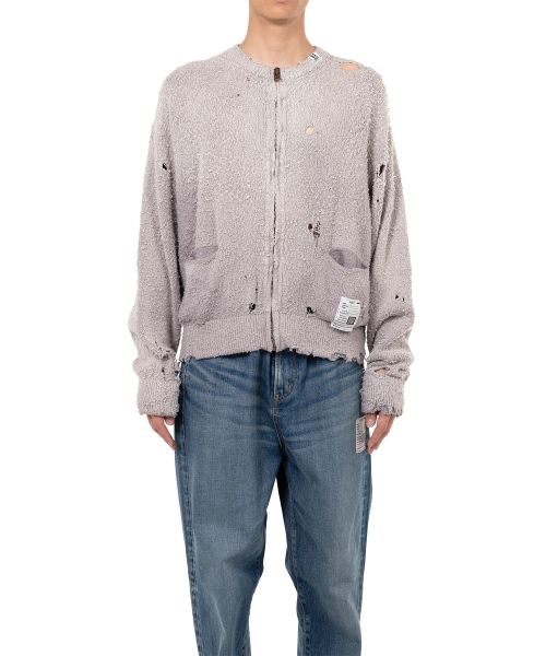 MNMM ミニマム HAORI ジャケット サイズ2 Numéro wang]【ウォッシャブル】ダンボールニットジャケット(M