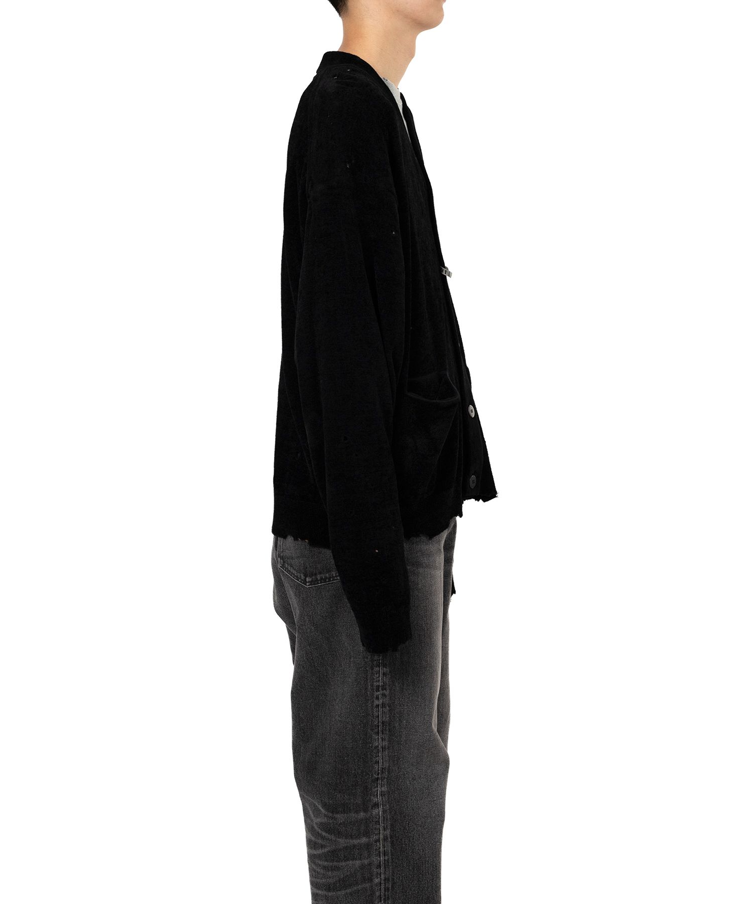 ミハラヤスヒロ Distressed Knit Cardigan J11CD501-13-pc-l.jpg