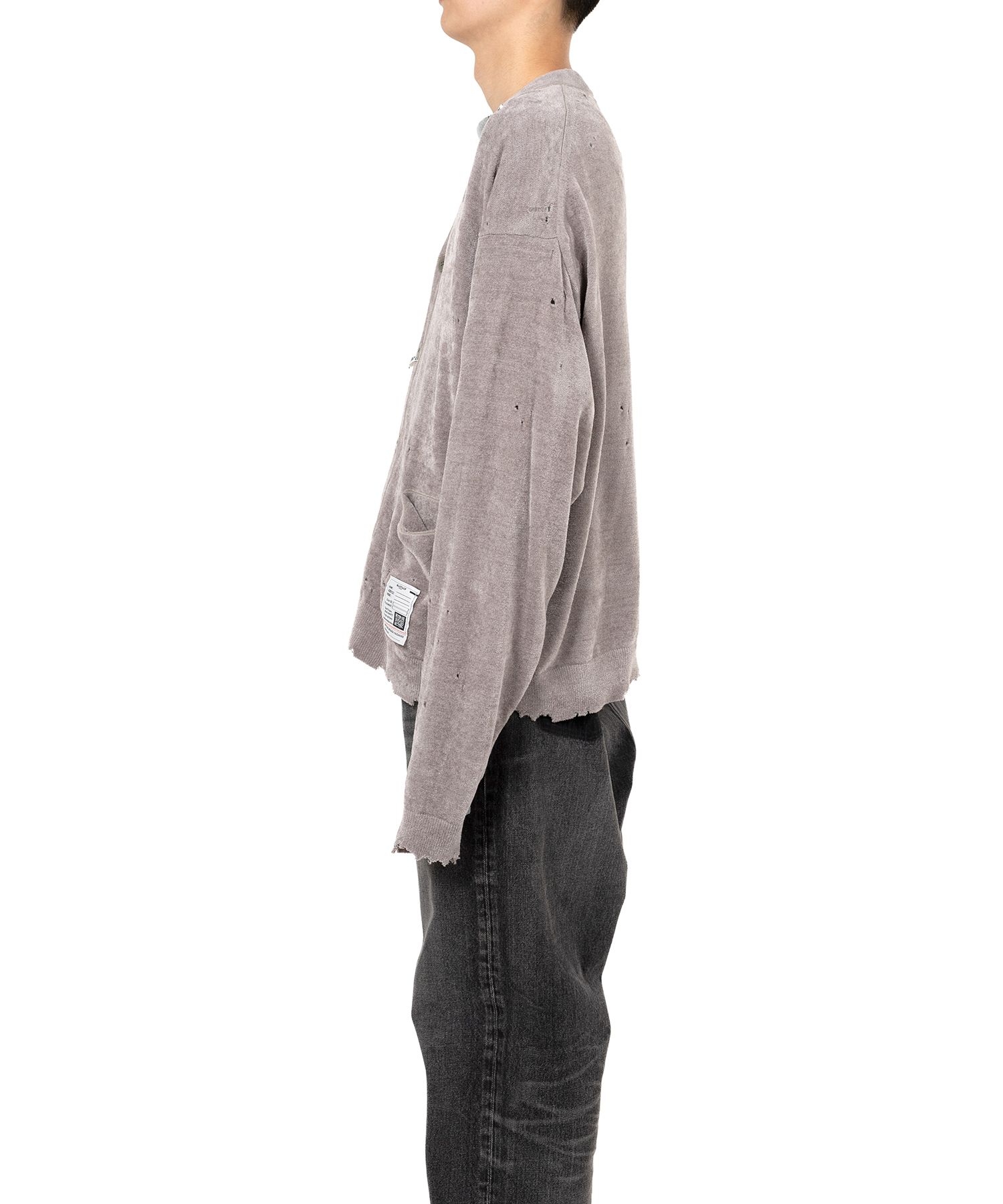 ミハラヤスヒロ Distressed Knit Cardigan Maison MIHARA YASUHIRO ONLINE STORE（ミハラヤスヒロ