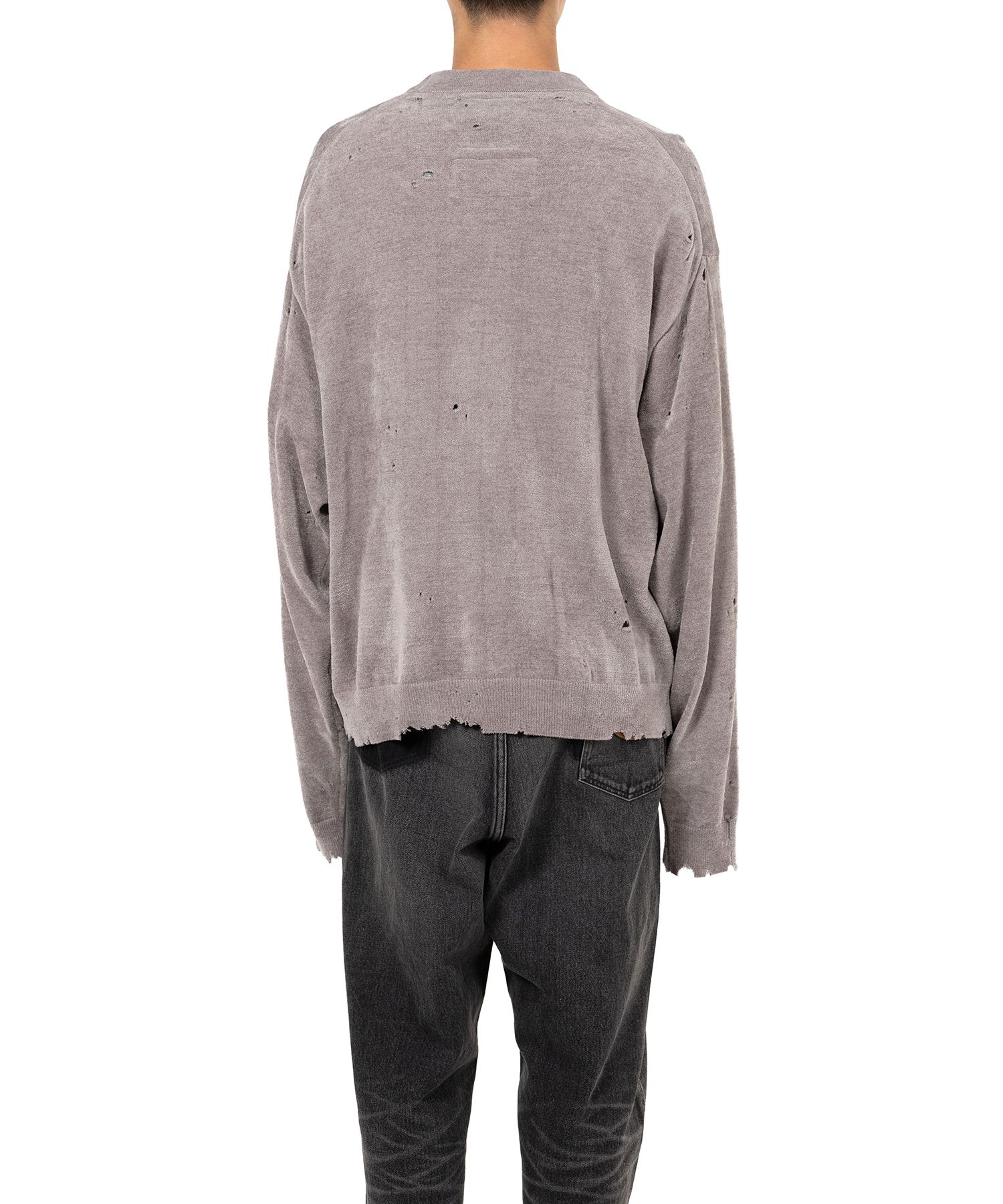 Maison Mihara Yasuhiro ダメージケーブルニットプルオーバー Maison Mihara Yasuhiro ダメージケーブルニットプルオーバー