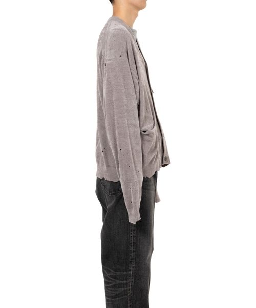 Distressed Knit Cardigan