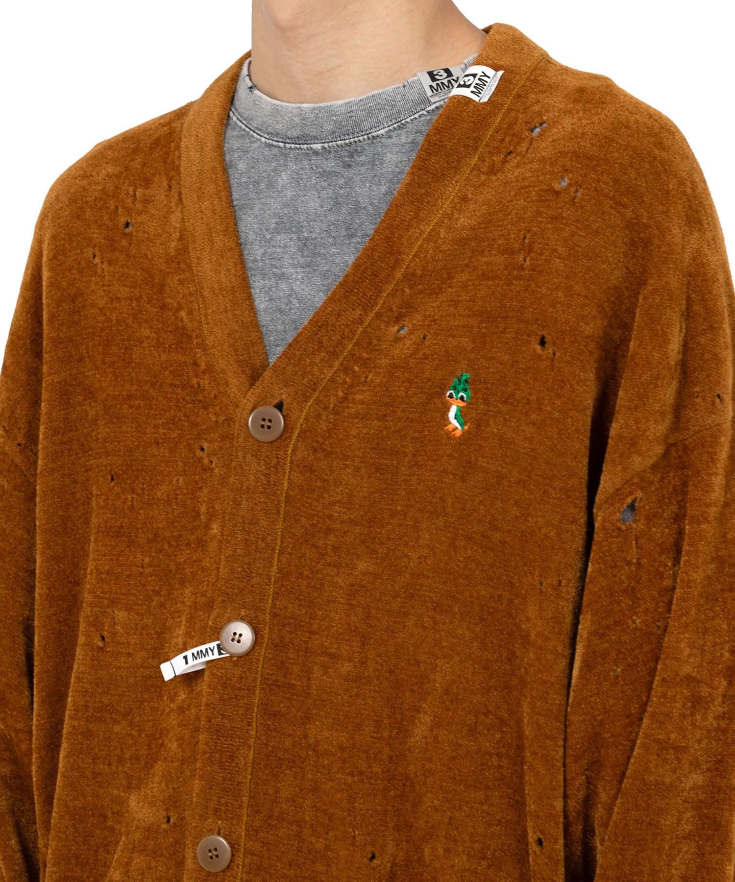 ミハラヤスヒロ Distressed Knit Cardigan Maison MIHARA YASUHIRO ONLINE STORE（ミハラヤスヒロ
