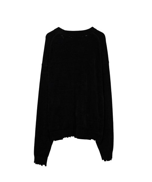 Distressed Knit Cardigan