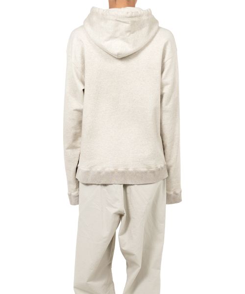 Dog Printed Embellished Distressed Hoodie