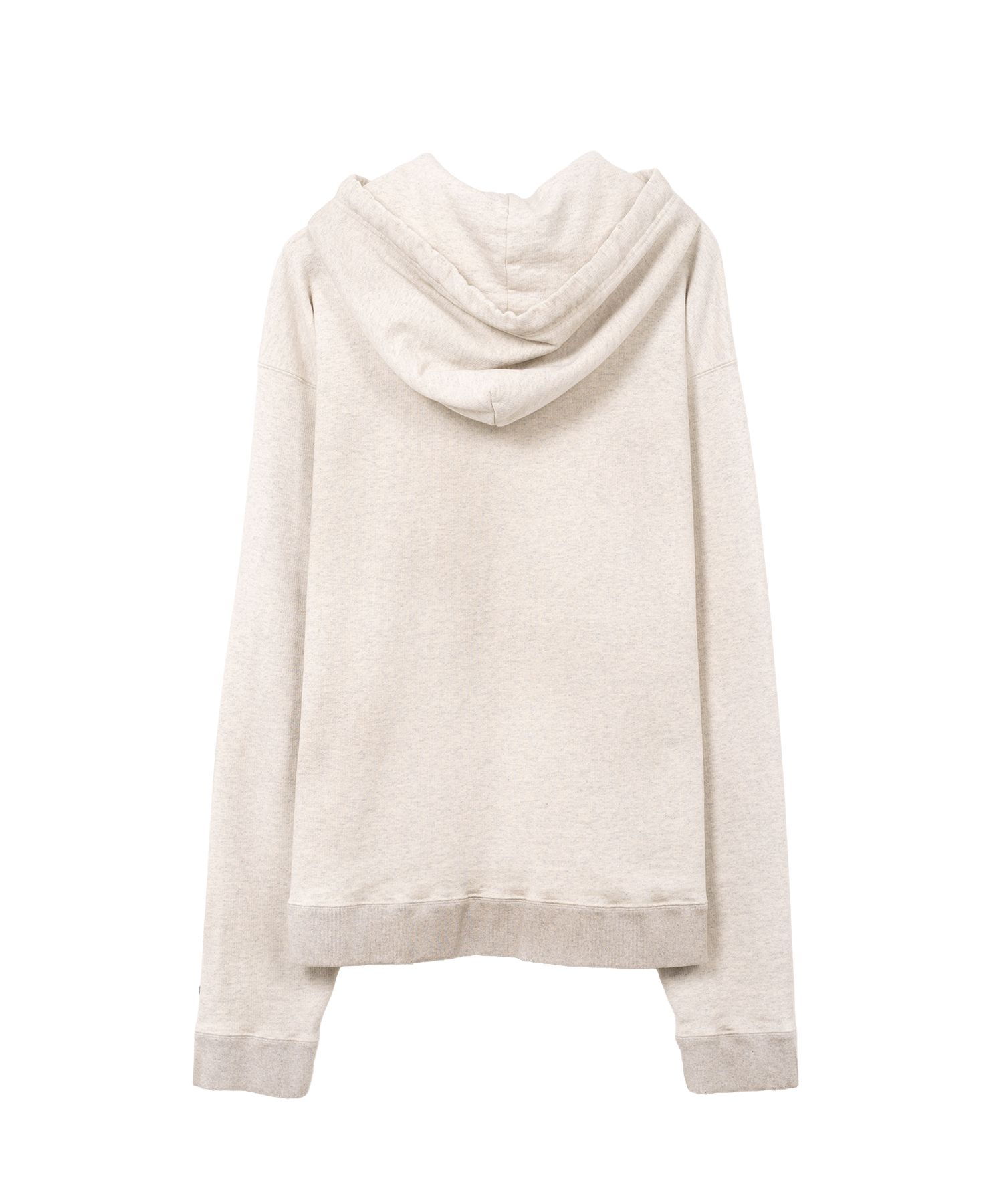 Dog Printed Embellished Distressed Hoodie