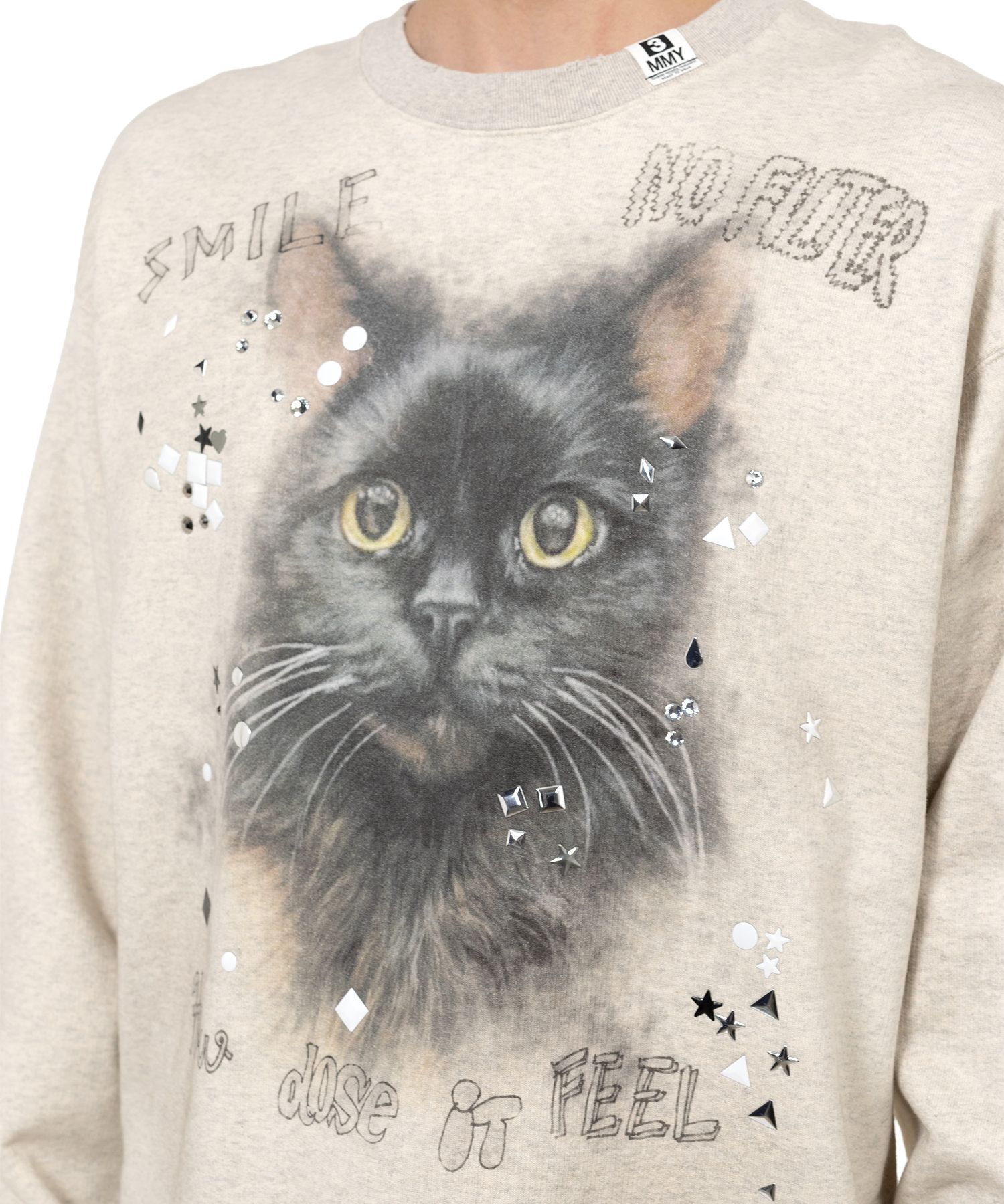【MIHARAYASUHIRO】Cat Printed Sweatshirt ねこ ロンT 全３色 Maison MIHARA YASUHIRO ONLINE STORE（ミハラヤスヒロ