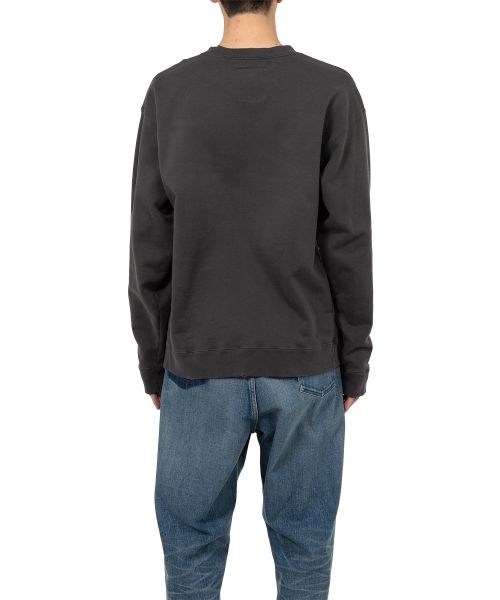 Cat Printed Embellished Distressed Sweatshirt