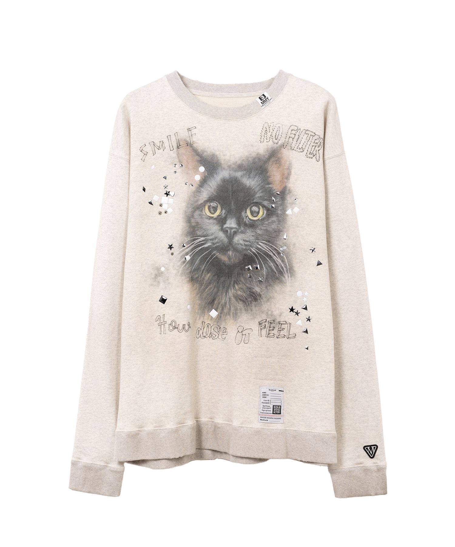 【MIHARAYASUHIRO】Cat Printed Sweatshirt ねこ ロンT 全３色 Maison MIHARA YASUHIRO ONLINE STORE（ミハラヤスヒロ