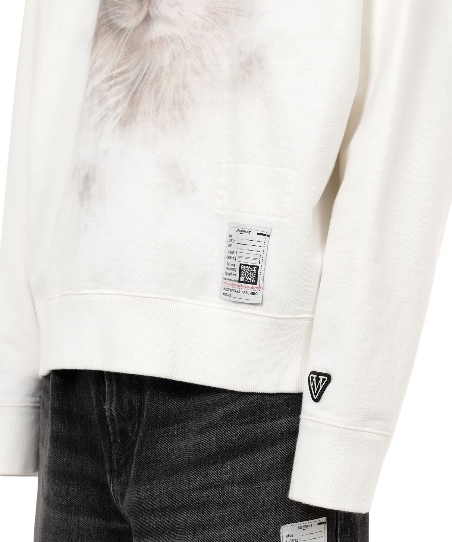 Cat Printed Sweatshirt