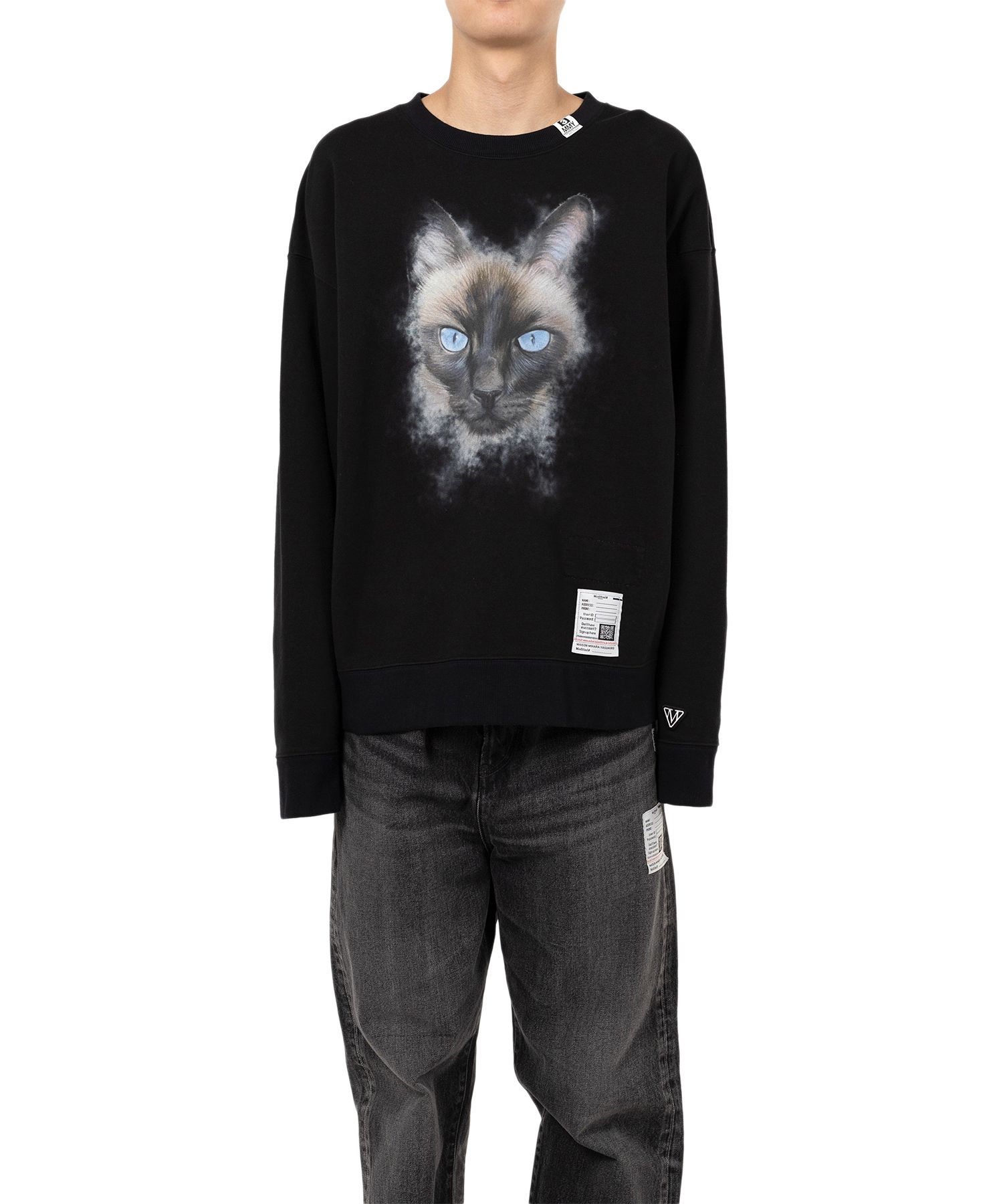 Cat Printed Sweatshirt