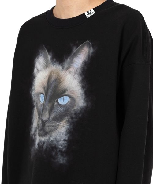 Cat Printed Sweatshirt