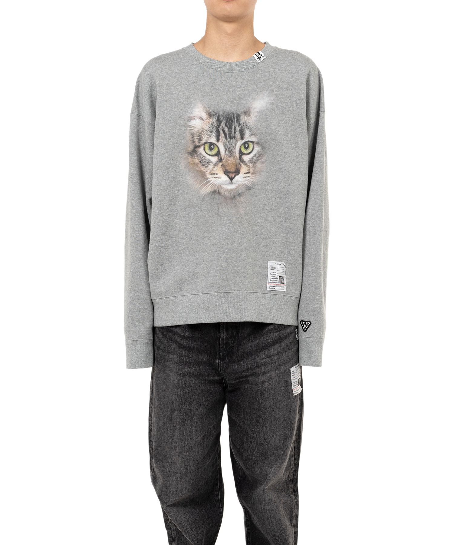 【MIHARAYASUHIRO】Cat Printed Sweatshirt ねこ ロンT 全３色 Maison MIHARA YASUHIRO ONLINE STORE（ミハラヤスヒロ
