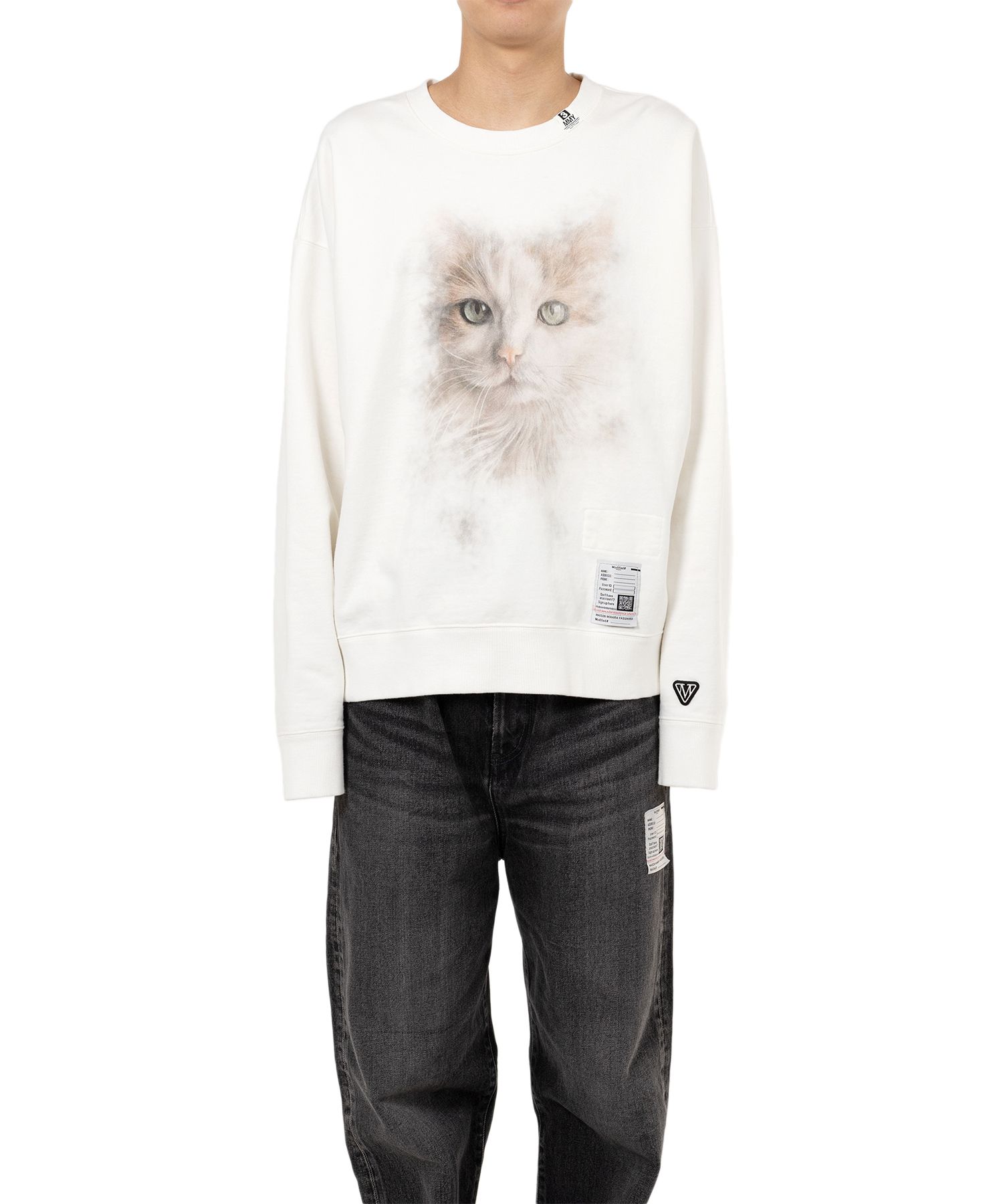 Cat Printed Sweatshirt