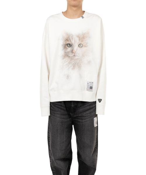 Cat Printed Sweatshirt
