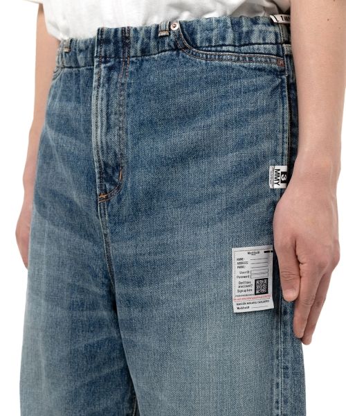 Waist Hem Denim Pants