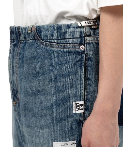 Waist Hem Denim Pants