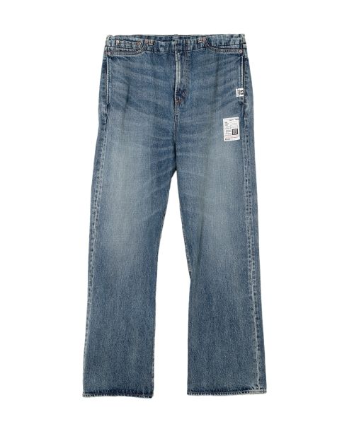 Waist Hem Denim Pants
