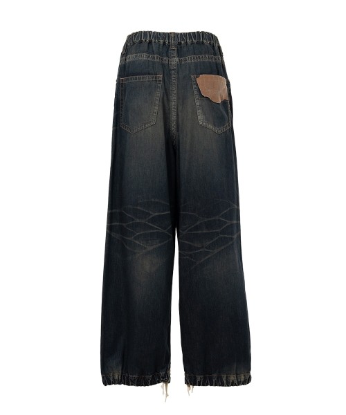 Light Denim Wide Pants