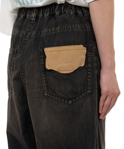 Light Denim Wide Pants