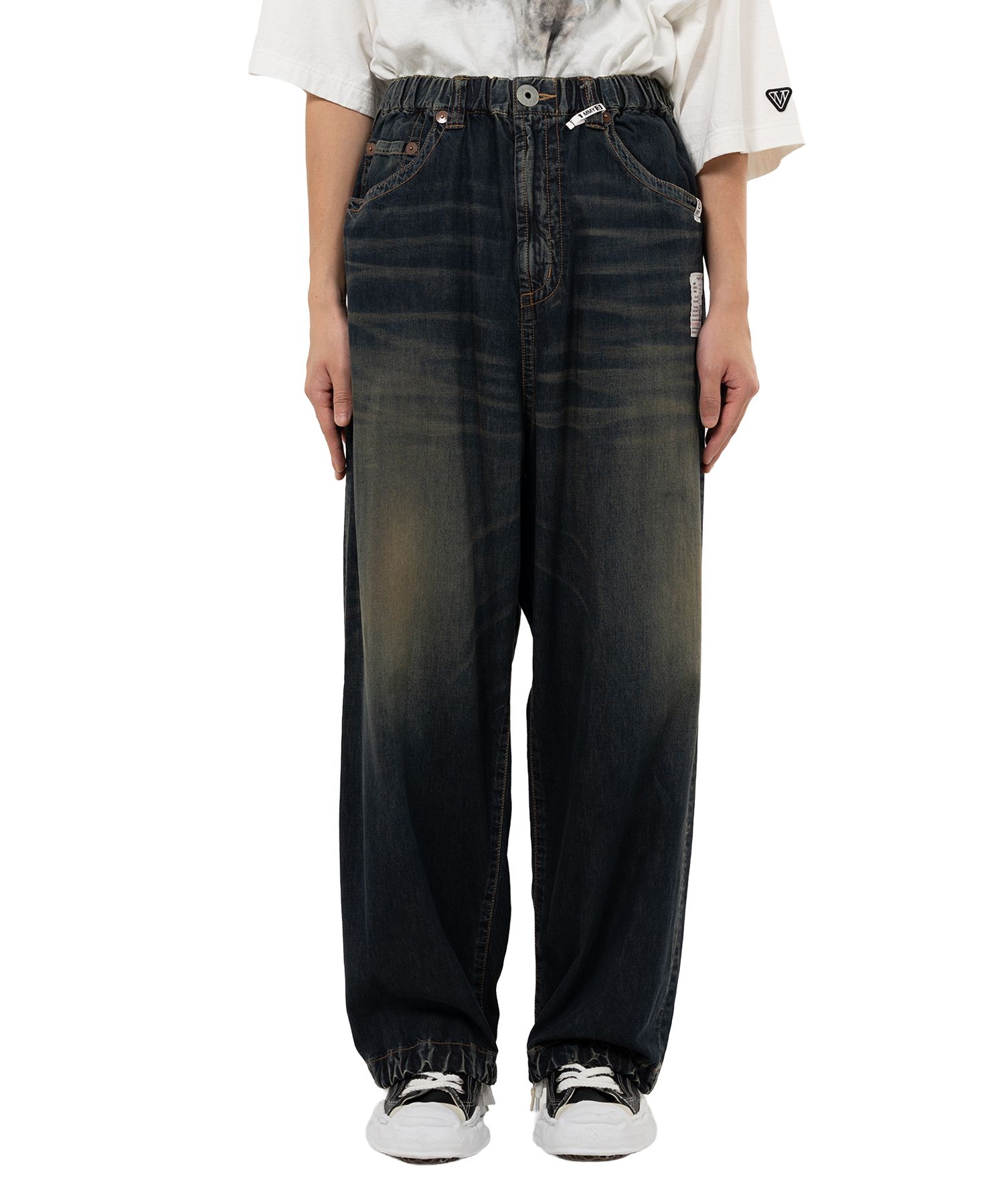 Light Denim Wide Pants