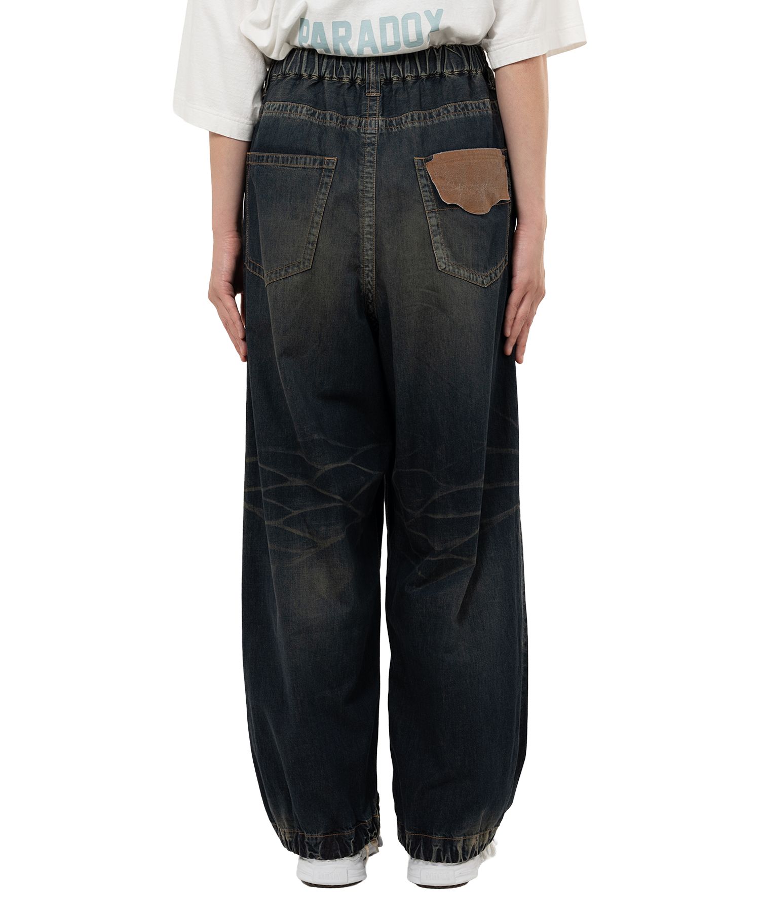 Light Denim Wide Pants