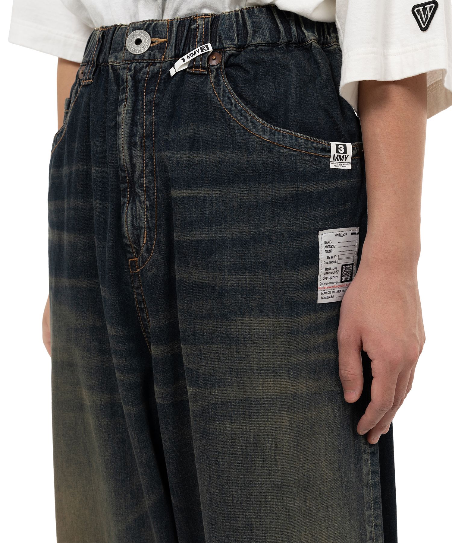 Light Denim Wide Pants