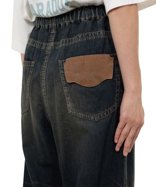 Light Denim Wide Pants