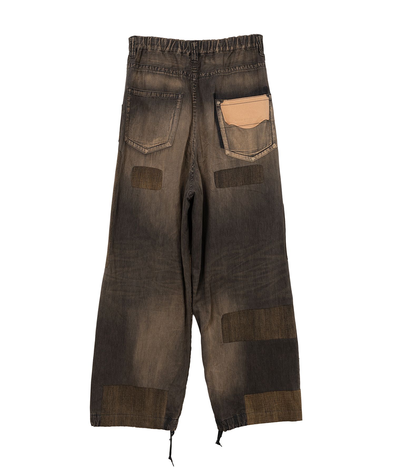 mihara yasuhiro リペア加工パンツ MIHARAYASUHIRO MIHARA YASUHIRO ミハラヤスヒロ REPAIR C/R