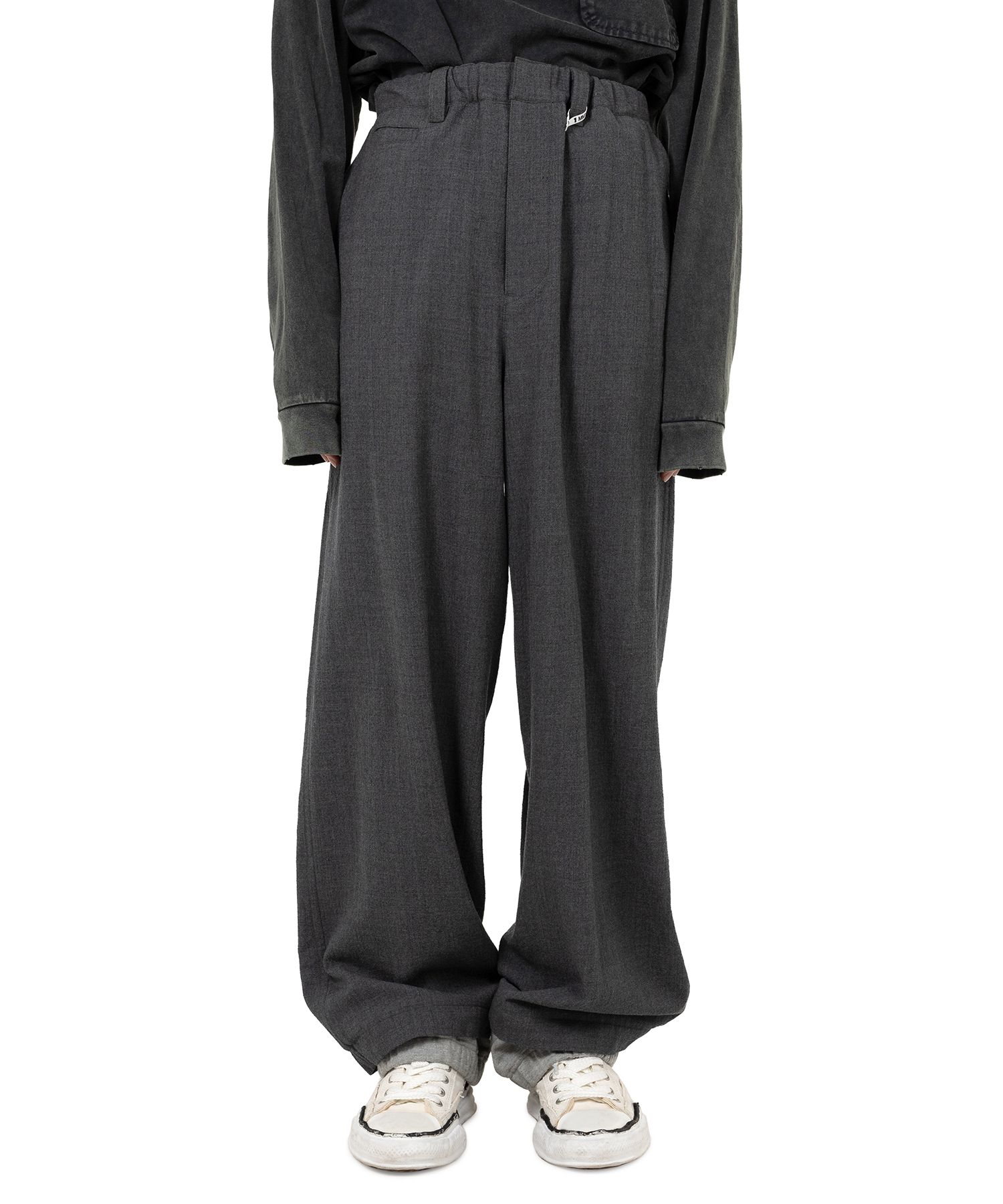 Mix Layered Wool Pants