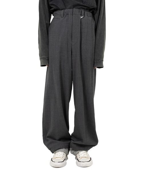 Mix Layered Wool Pants