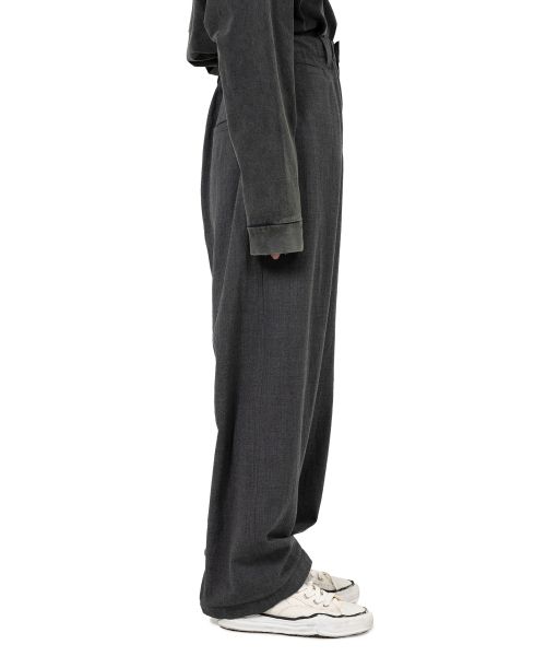 Mix Layered Wool Pants