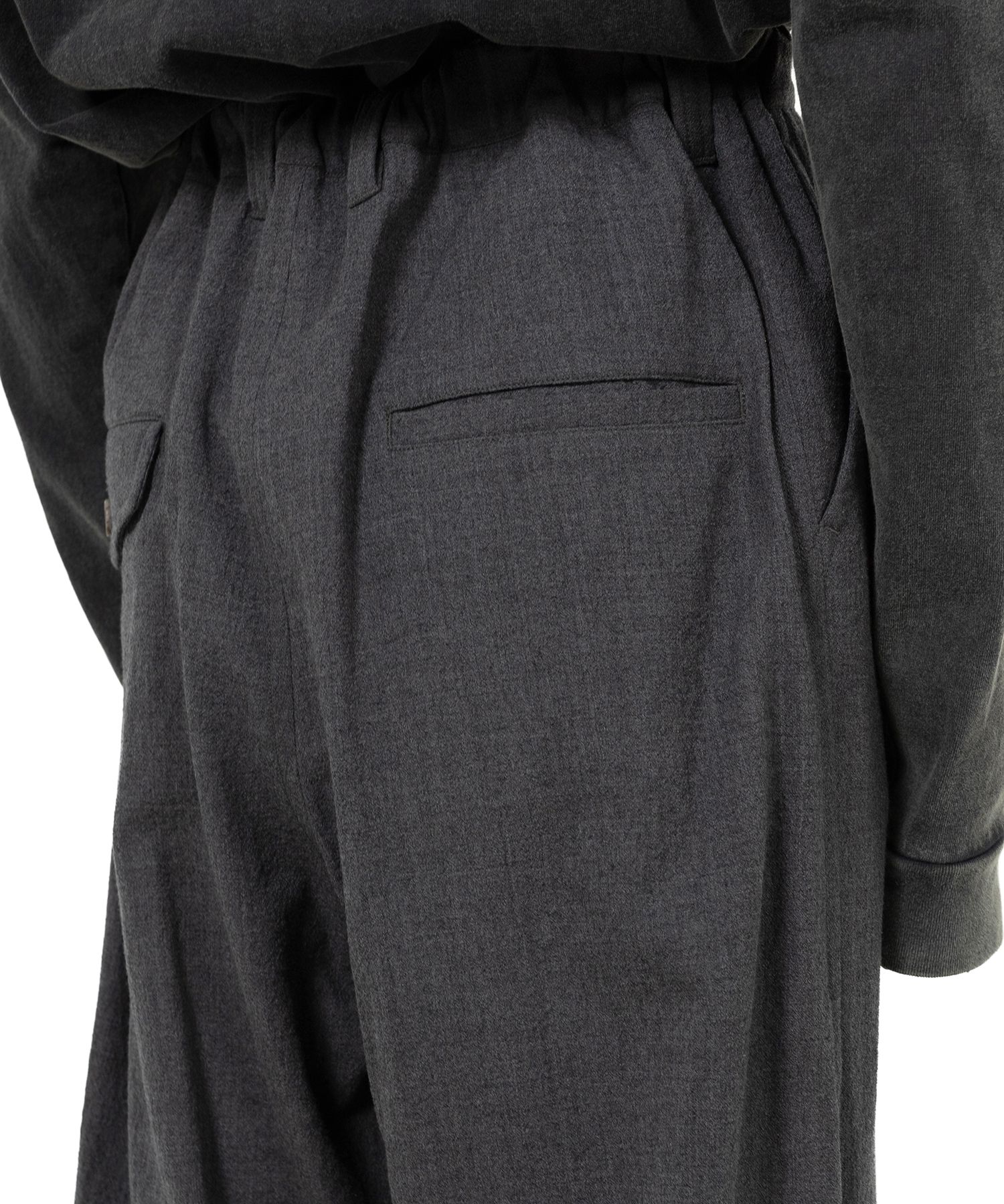 Mix Layered Wool Pants