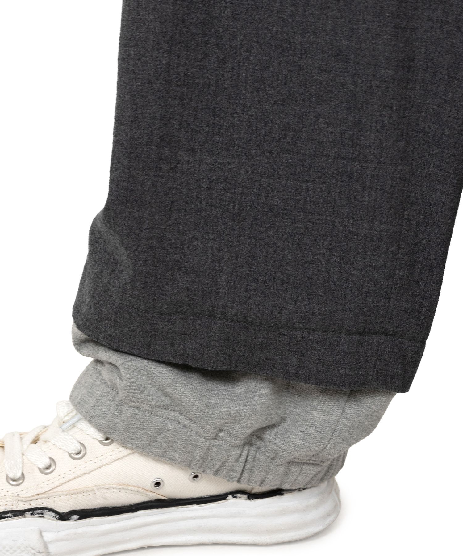 Mix Layered Wool Pants