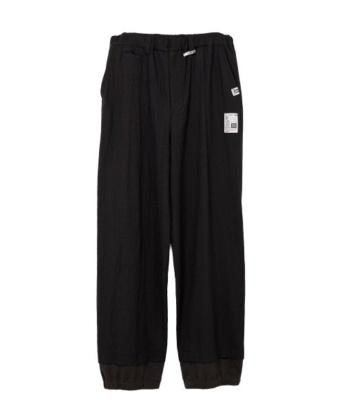 Mix Layered Wool Pants