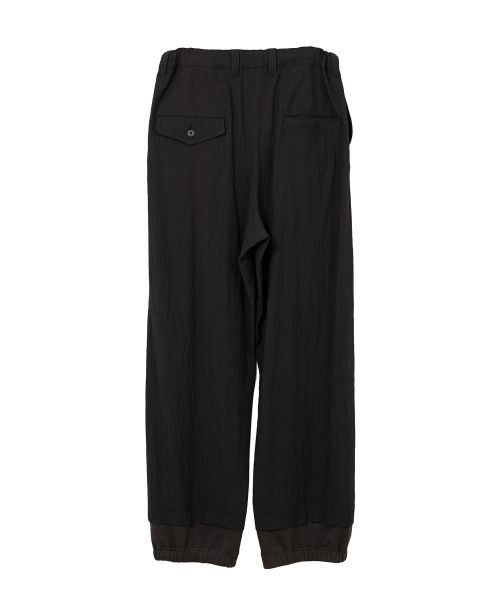 Mix Layered Wool Pants