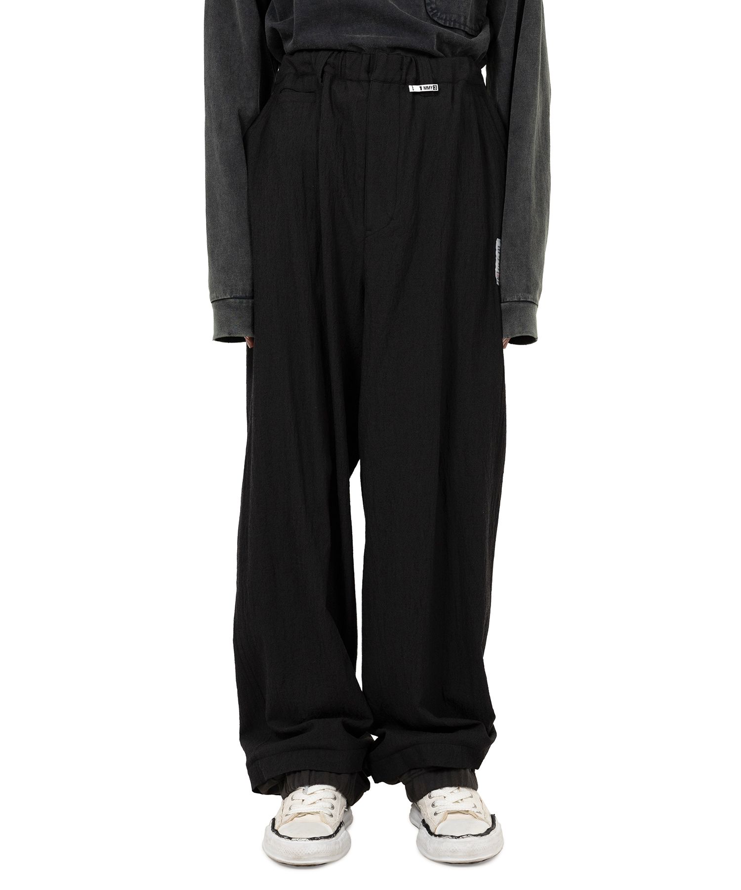 Mix Layered Wool Pants