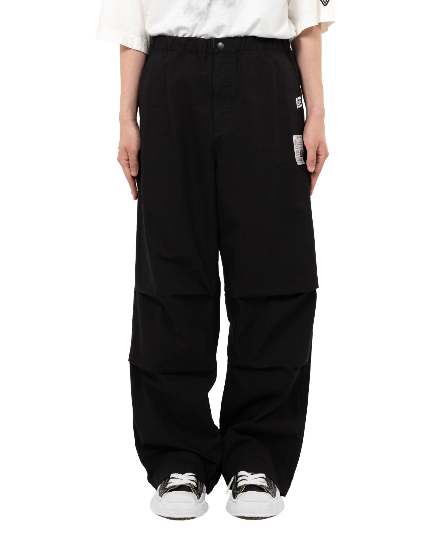 新品未使用　 T. japan parachute pants Indigo Nylon Satin Parachute Pants Unisex | BLUE BLUE JAPAN