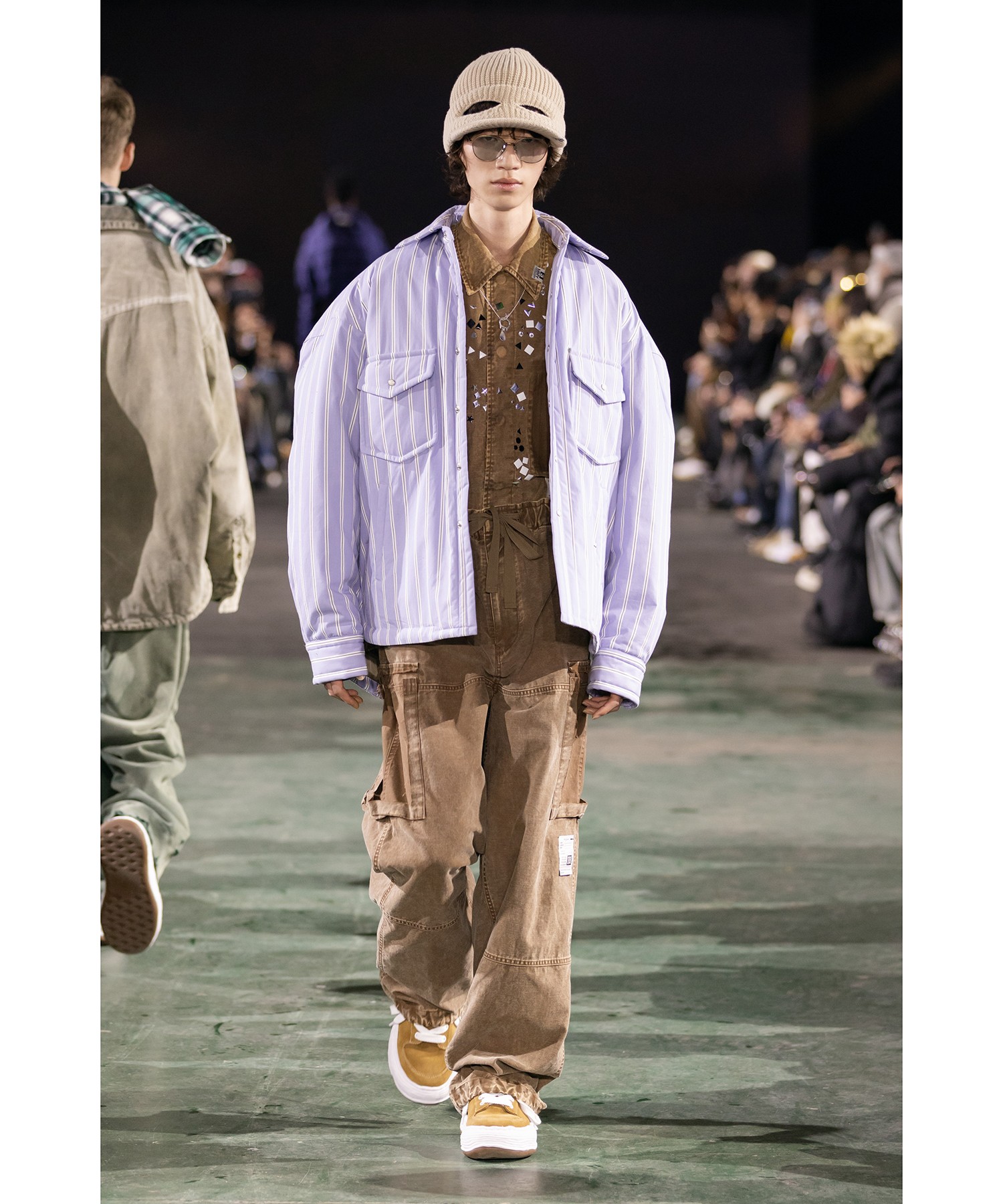 メゾンミハラヤスヒロ　ヴィンテージ加工ワイドカーゴパンツ Maison MIHARA YASUHIRO ONLINE STORE（メゾンミハラヤスヒロ