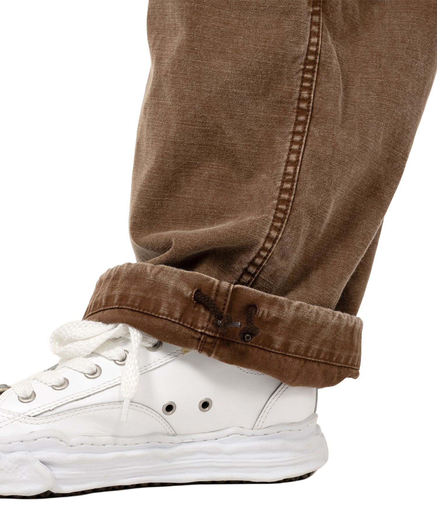 Cotton Satin Cargo Pants