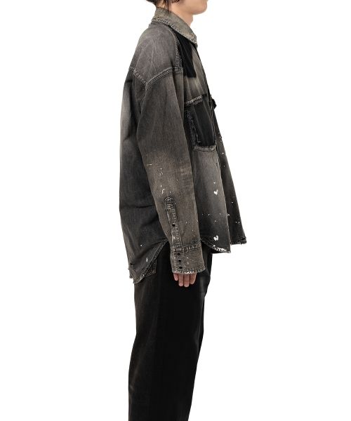 Distressed Denim Shirt