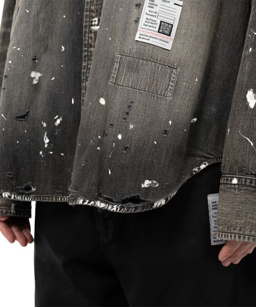 Distressed Denim Shirt