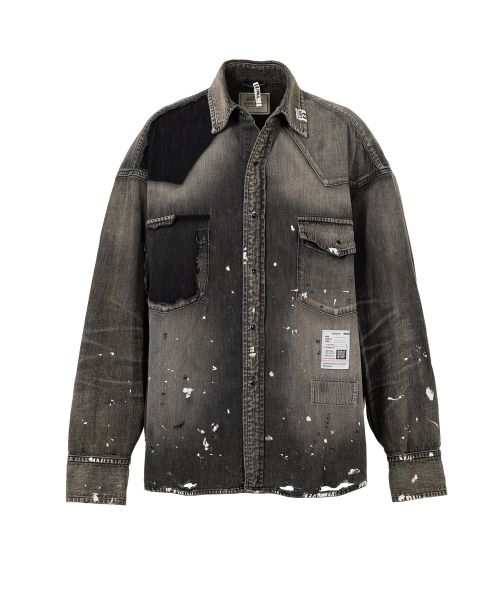 Distressed Denim Shirt