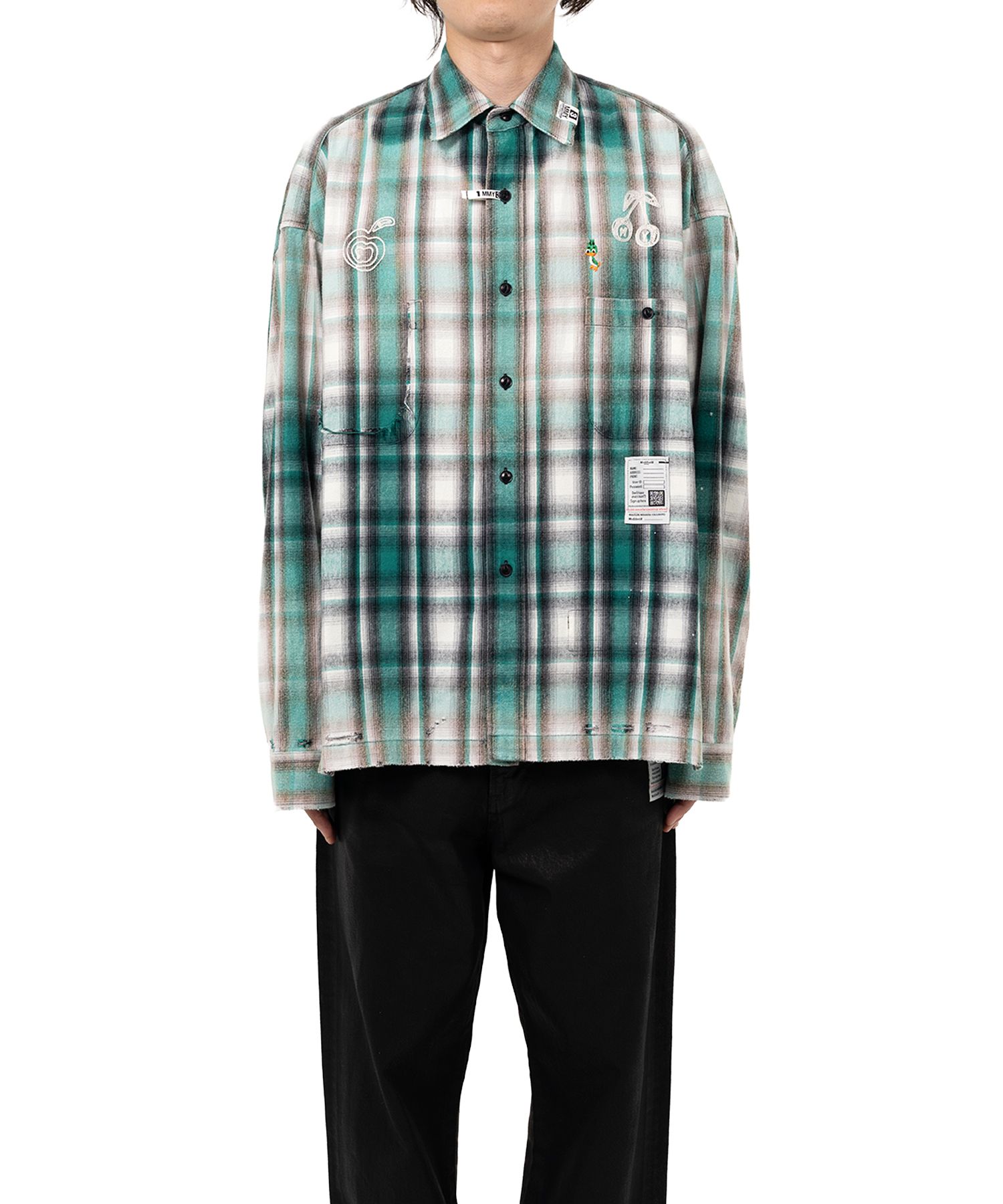 トップス Rare MIHARA YASUHIRO check shirts Maison MIHARA YASUHIRO ONLINE STORE（ミハラヤスヒロ