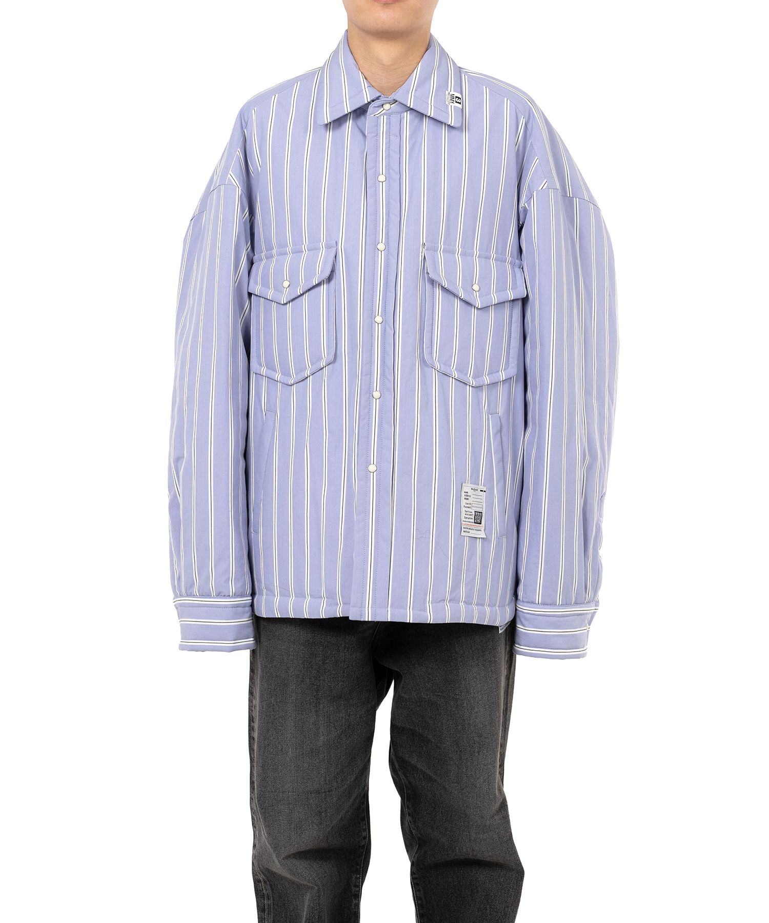 Stripe Puffer Shirt