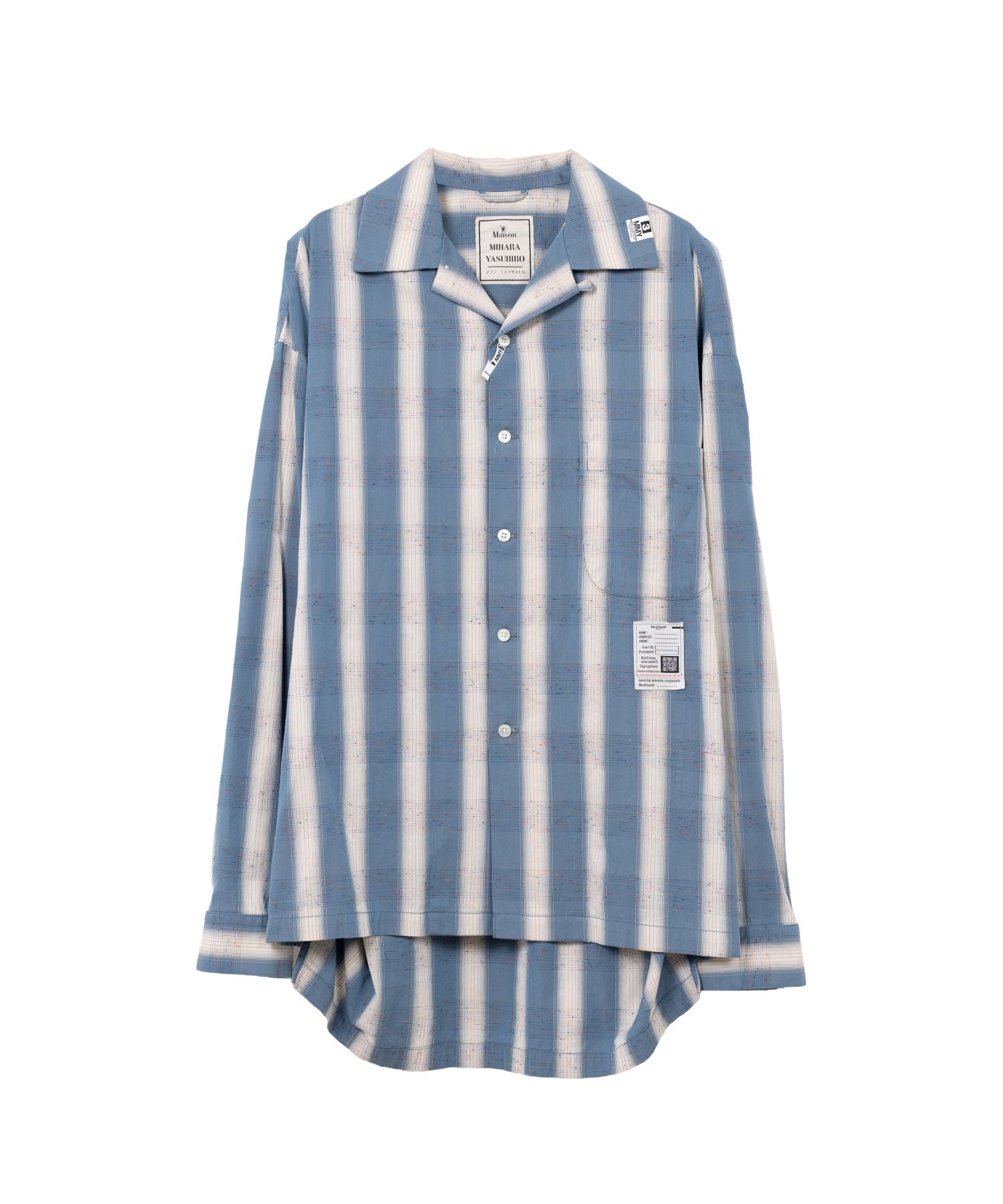 試着のみ☆ MIHARA YASUHIRO シャツワンピース MAISON MIHARA YASUHIRO ワンピース シャツワンピース 【MAISON