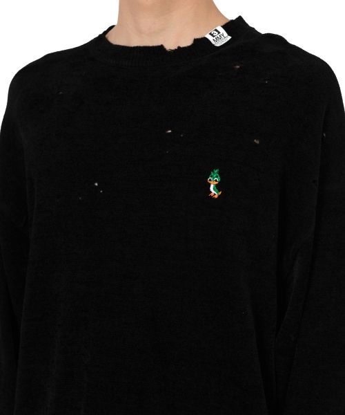 Distressed Knit Sweater