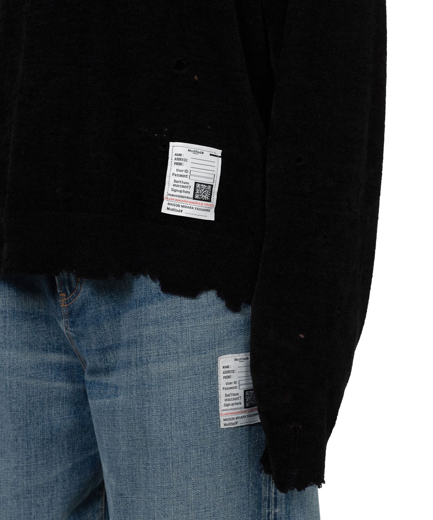 Distressed Knit Sweater