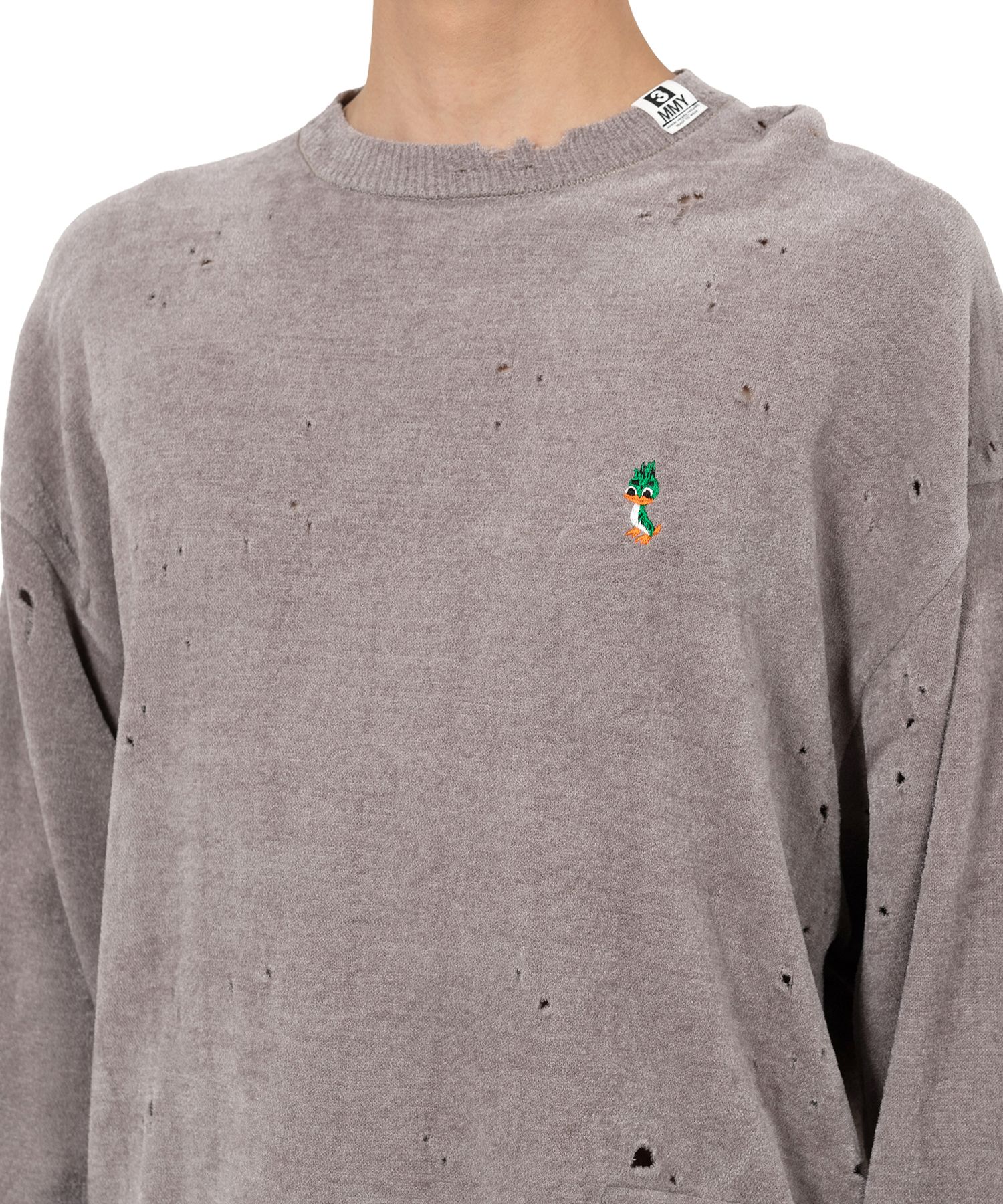 Distressed Knit Sweater